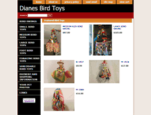 Tablet Screenshot of dianesbirdtoys.com